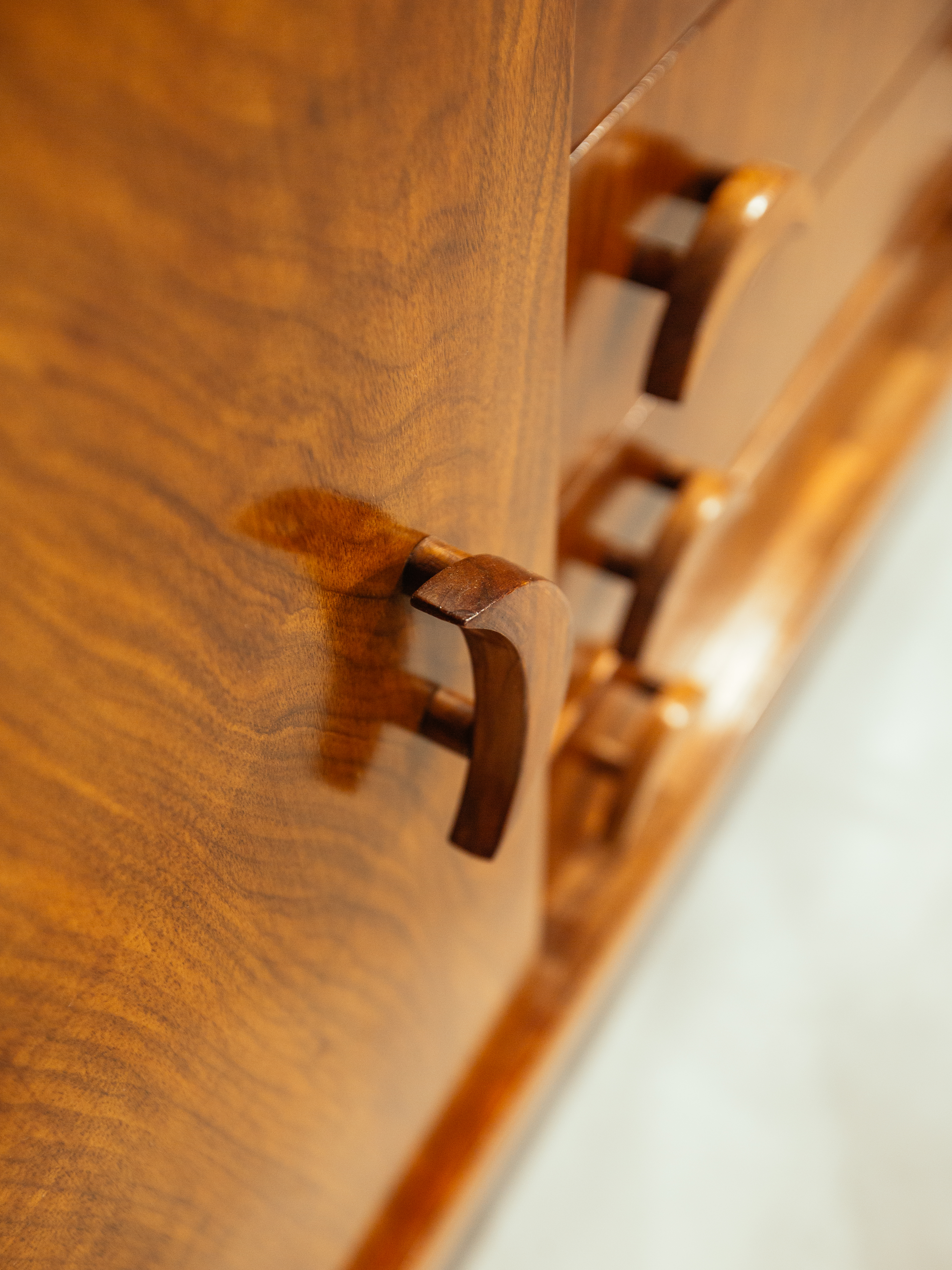 1970s, ceviz ağacı konsol 